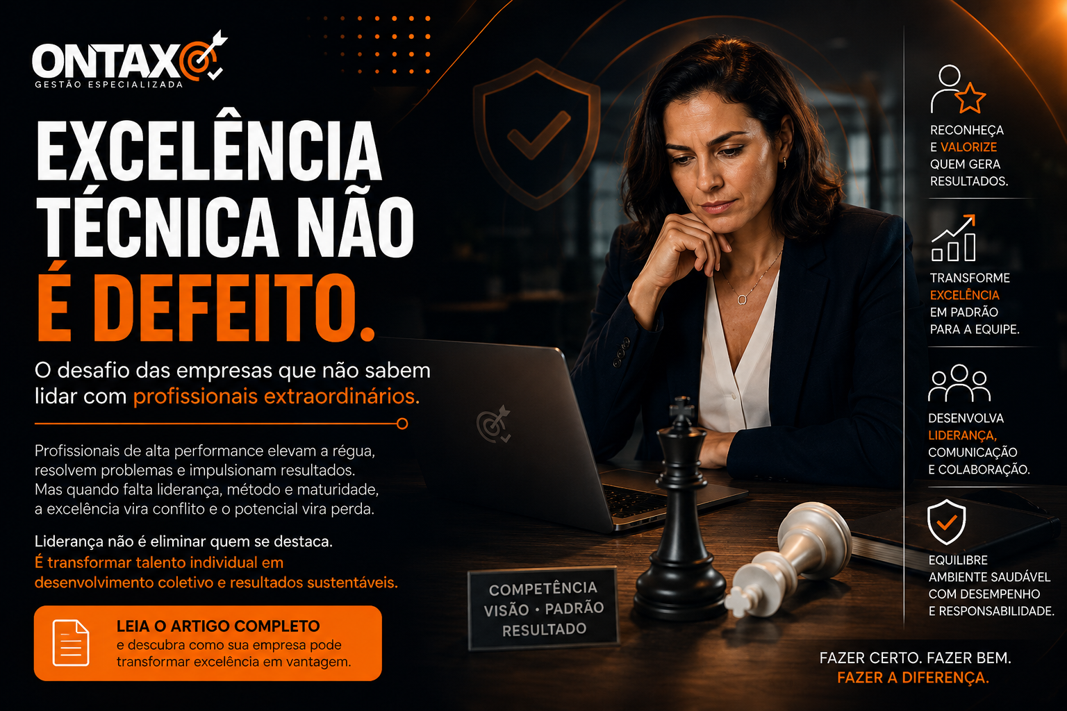 Excelência técnica não é defeito