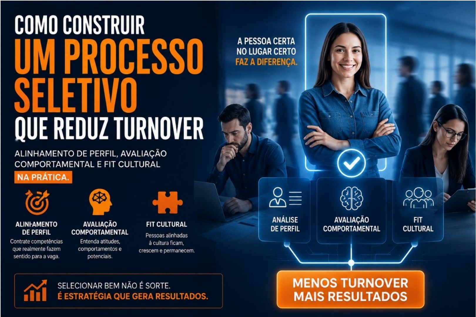 Como construir um processo seletivo que reduz turnover